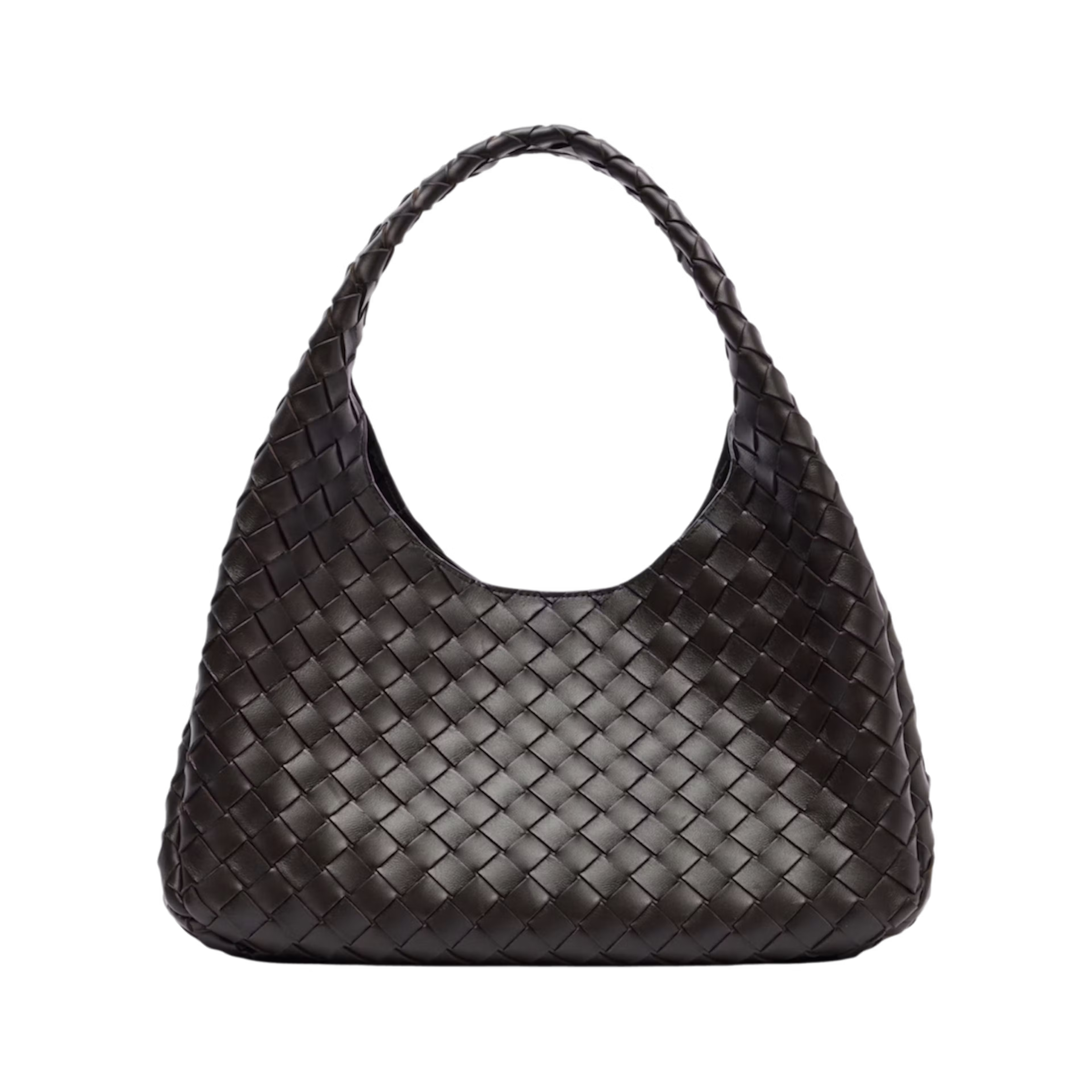 Campana intrecciato leather shoulder bag