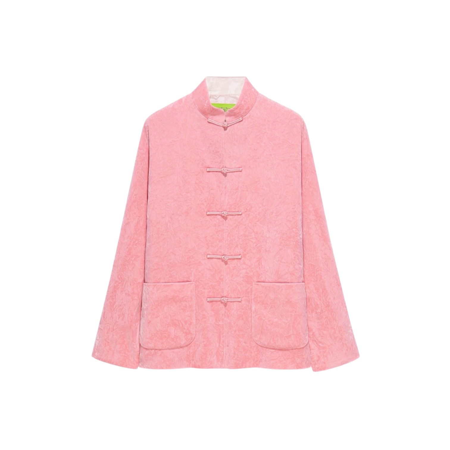Knotted-button pocket jacket
